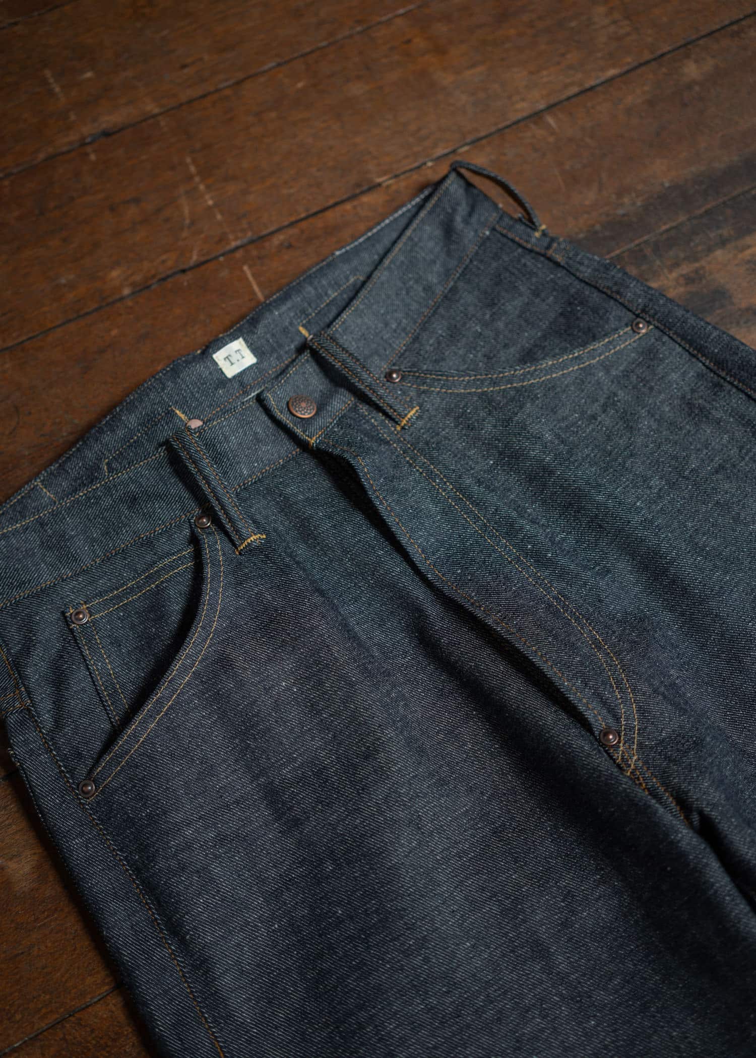 Taiga Takahashi Denim Trousers Lot.702 Raw Indigo