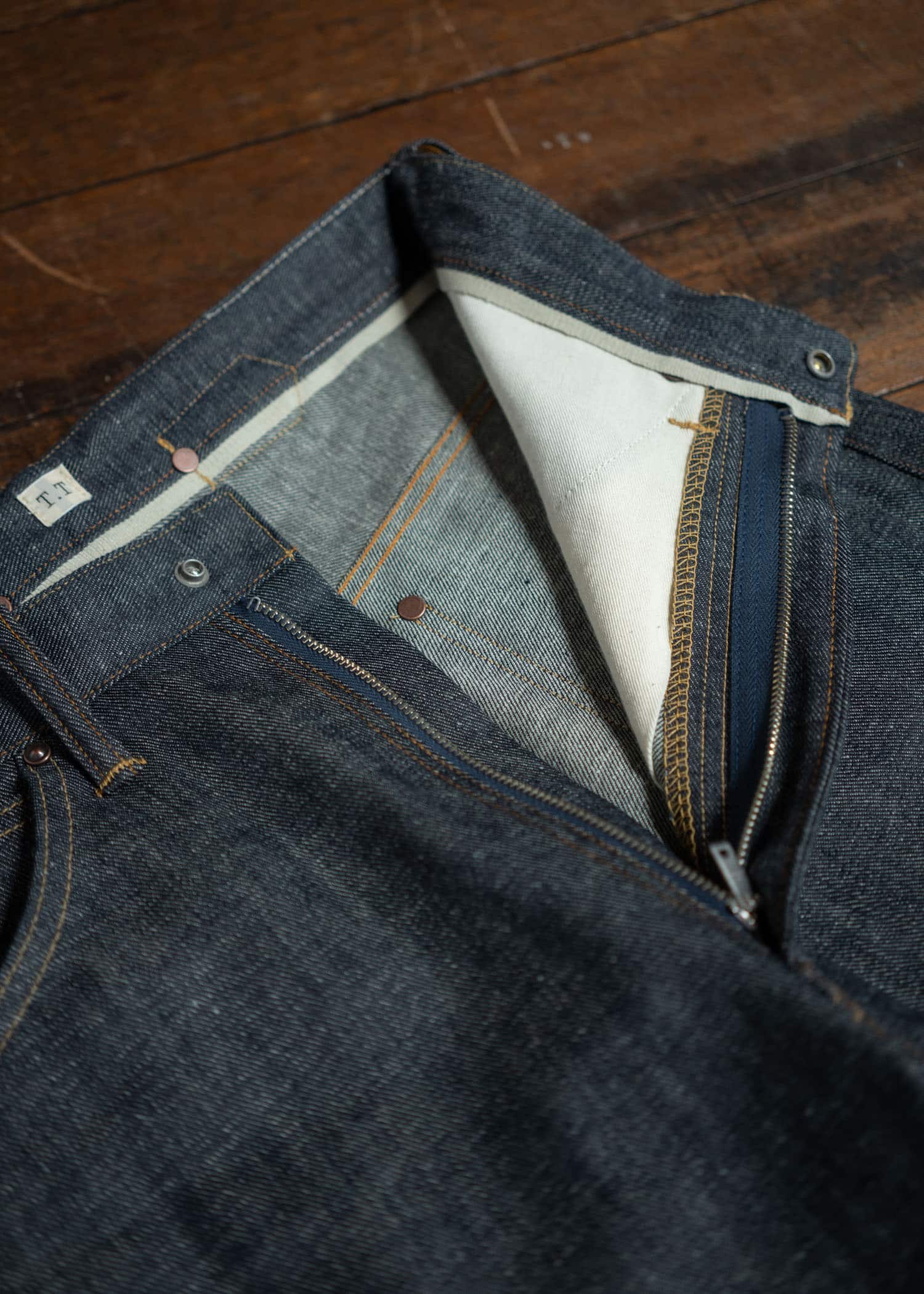 Taiga Takahashi Denim Trousers Lot.702 Raw Indigo
