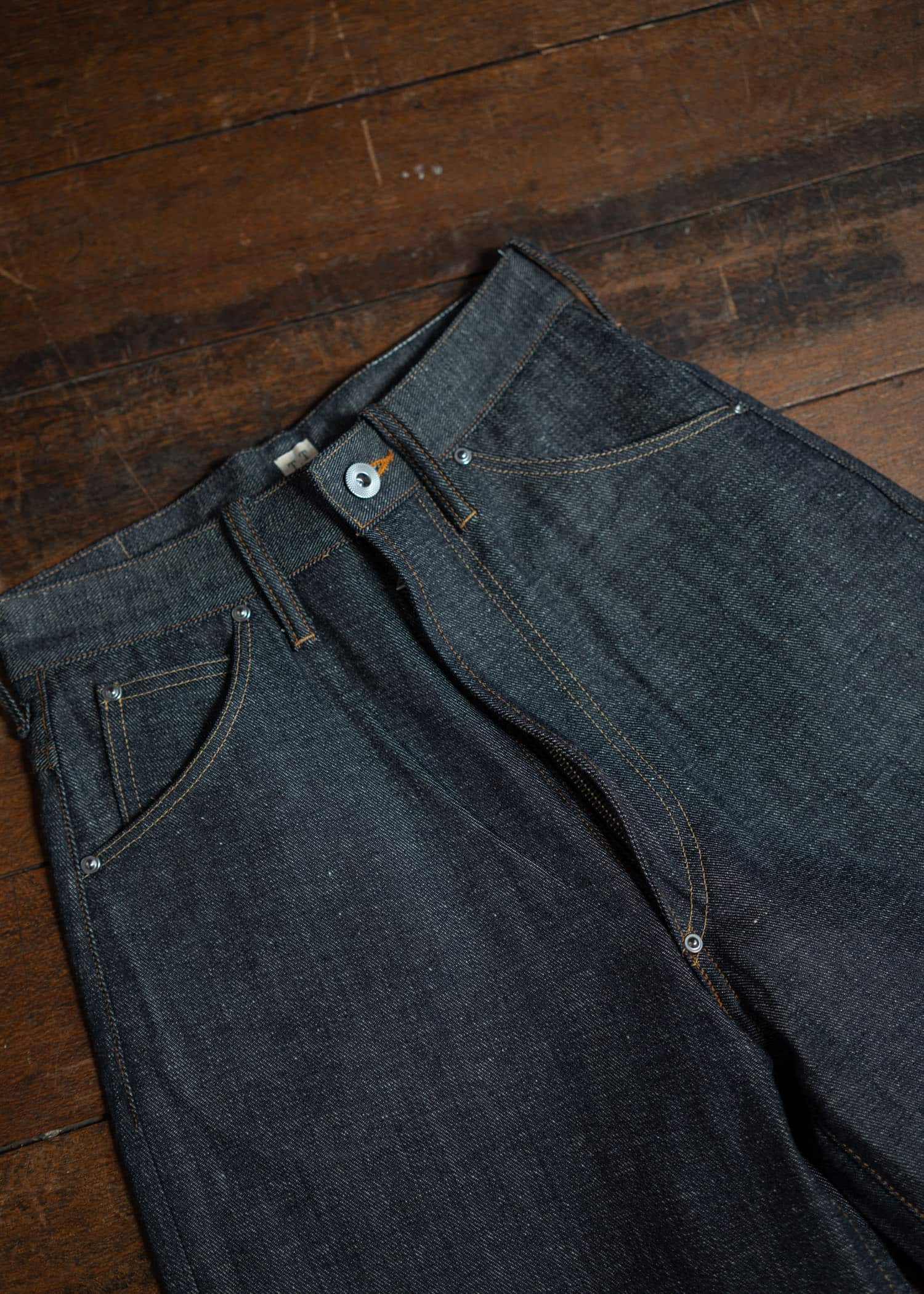 Taiga Takahashi Denim Trousers W Raw Indigo Lot.705