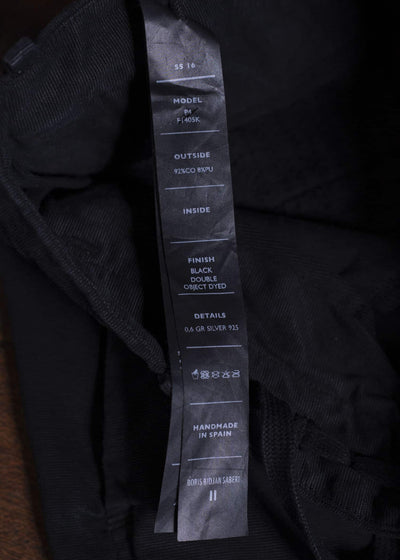 boris bidjan saberi P4 BLACK DENIM PANTS
