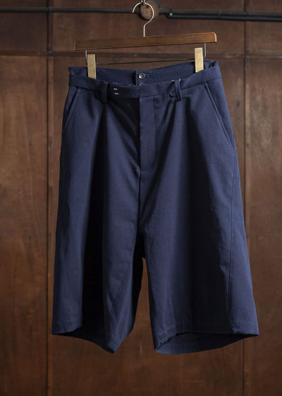 BIBLIOTHERK REMAKED TAILORED SHORTS BR78-SS25 Navy