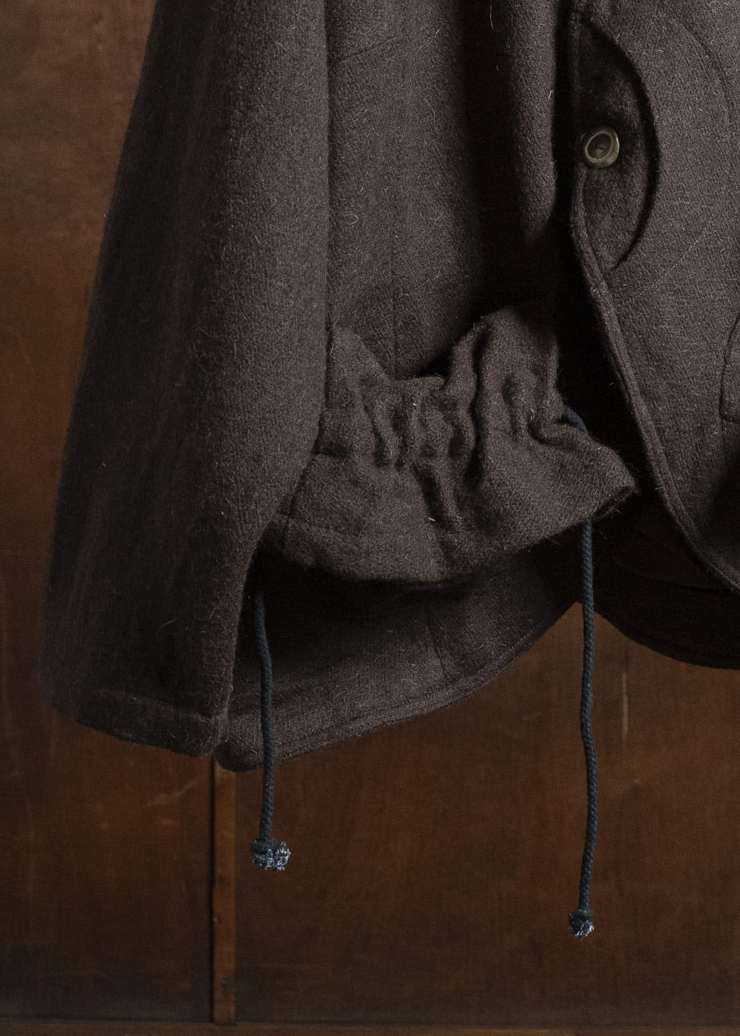 Gathering Textiles Beekeeper Jacket Handwoven , Handfelted Yak And Sheep , Wool , Brown BKJ01-FW-BR