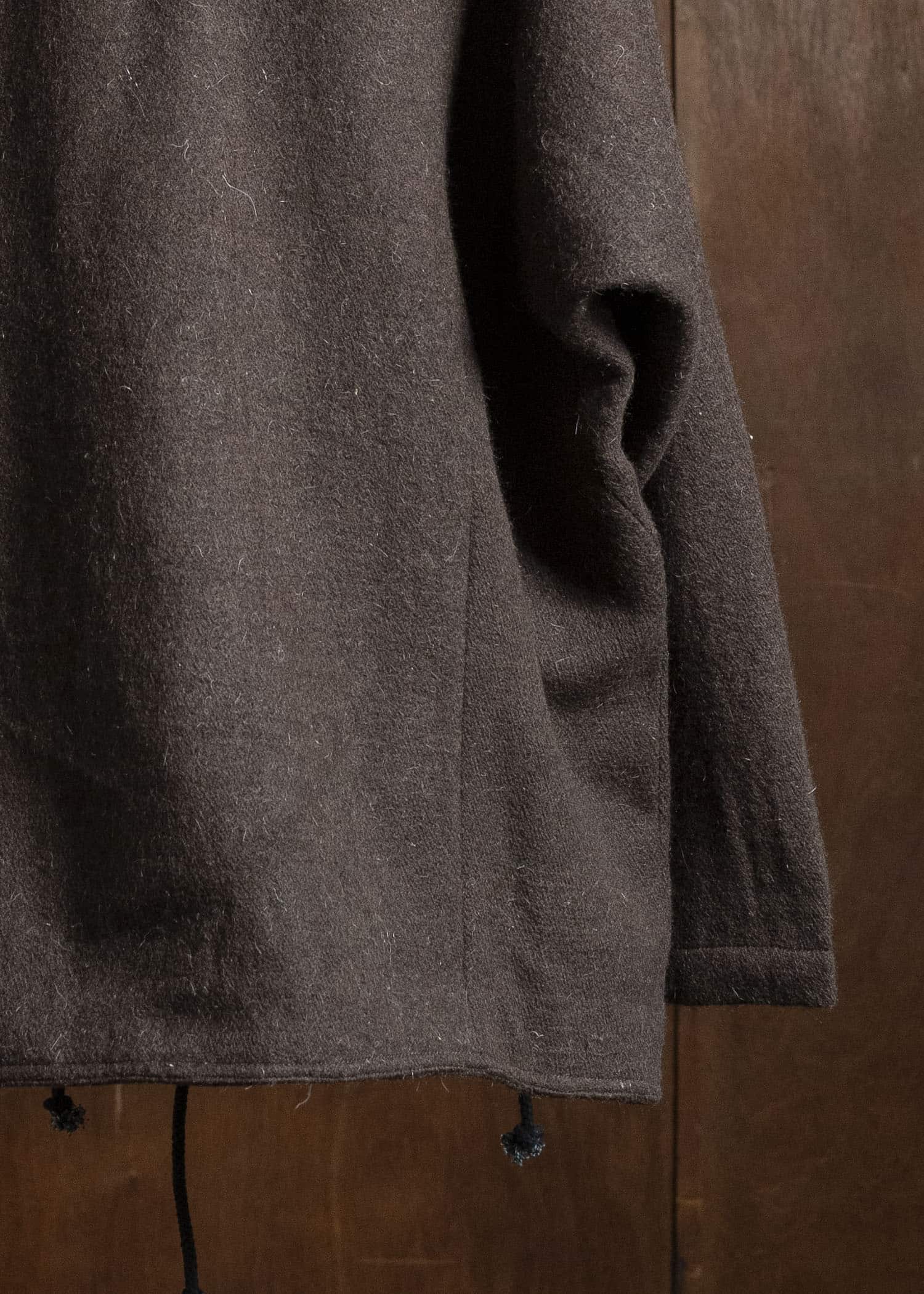 Gathering Textiles Beekeeper Jacket Handwoven , Handfelted Yak And Sheep , Wool , Brown BKJ01-FW-BR