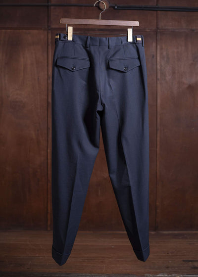 DRIES VAN NOTEN WOOL TWILL TROUSERS