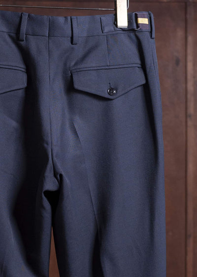 DRIES VAN NOTEN WOOL TWILL TROUSERS
