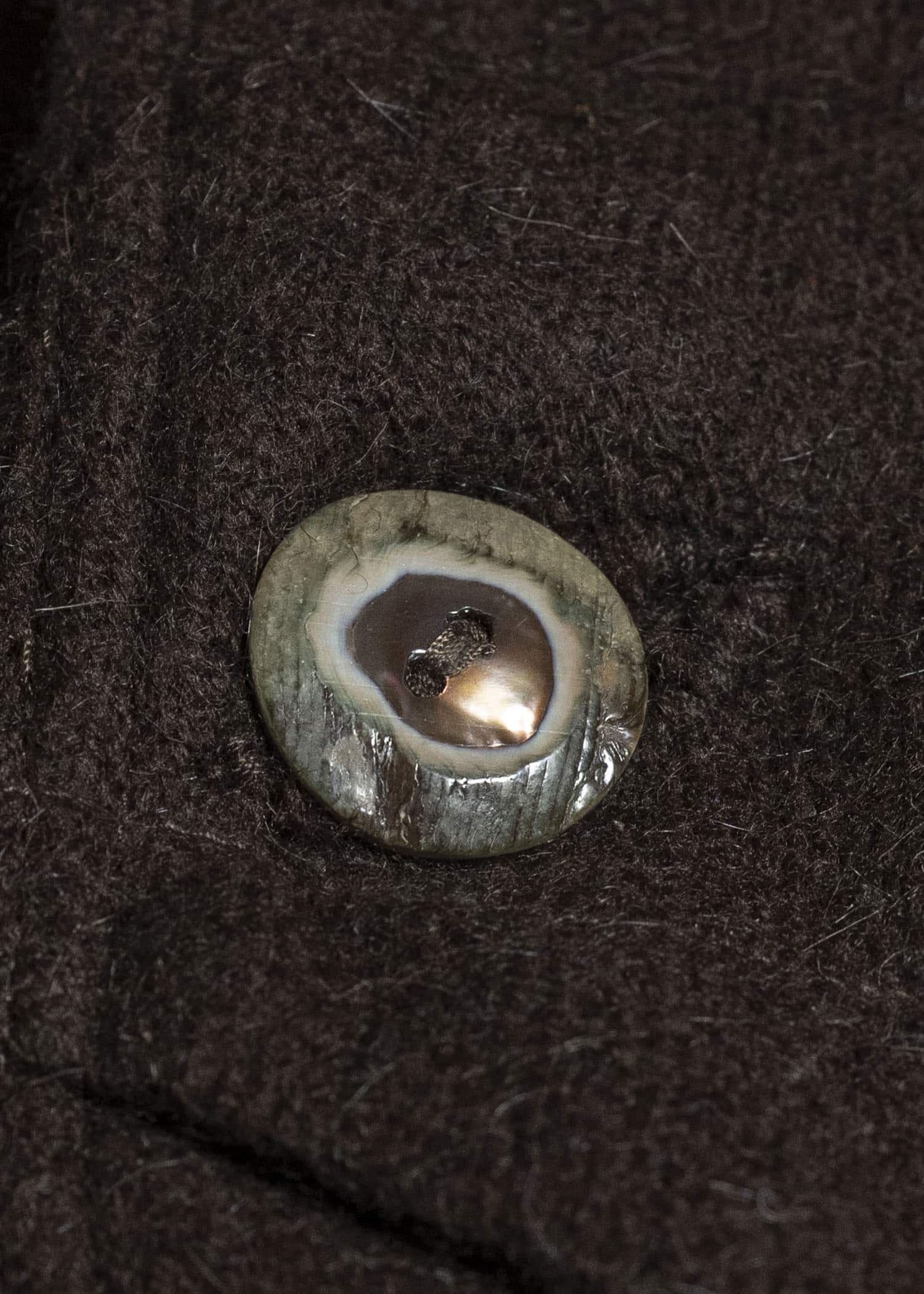 Gathering Textiles Beekeeper Jacket Handwoven , Handfelted Yak And Sheep , Wool , Brown BKJ01-FW-BR