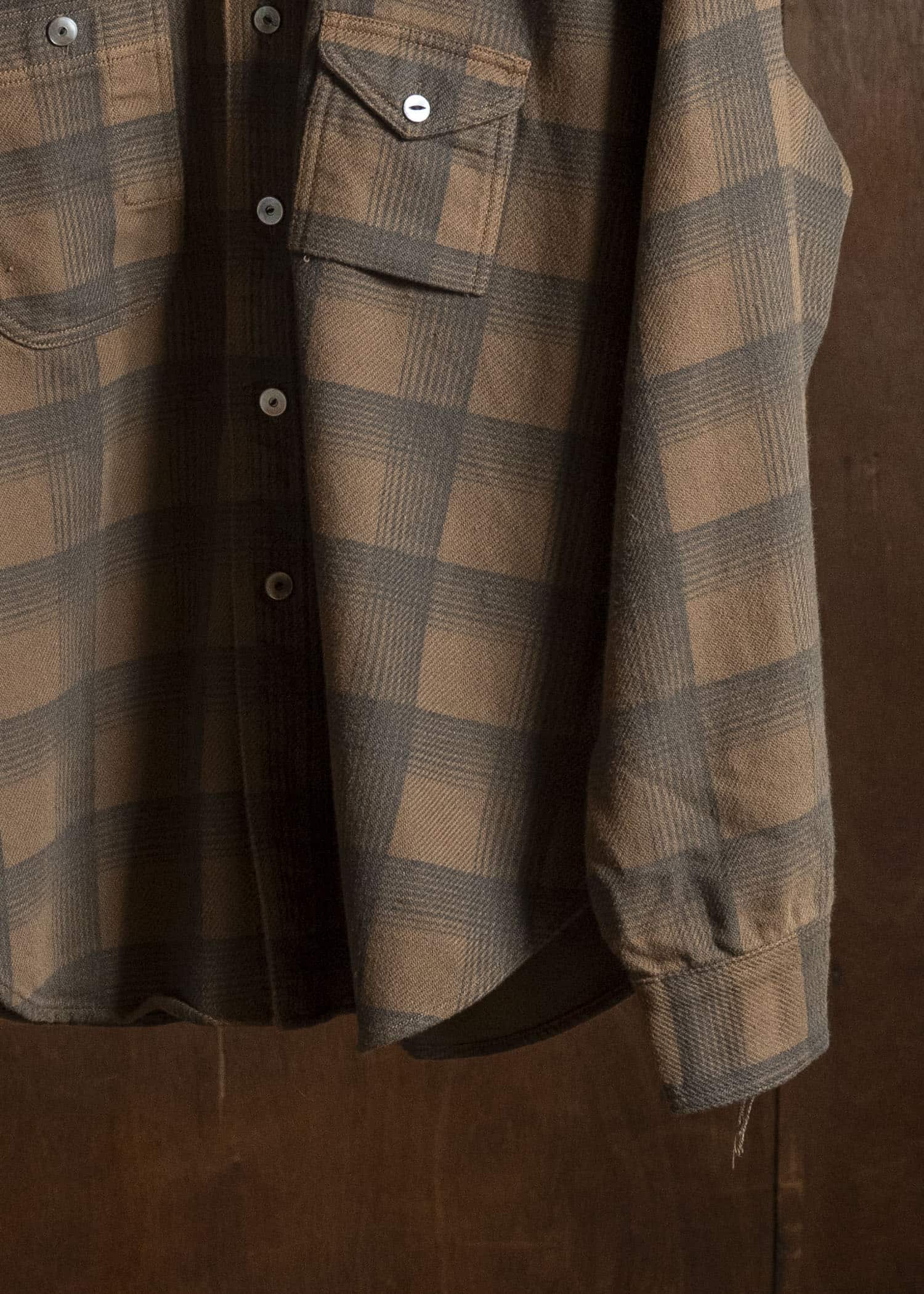 Taiga Takahashi Lot.111-Brown Work Shirt Brown