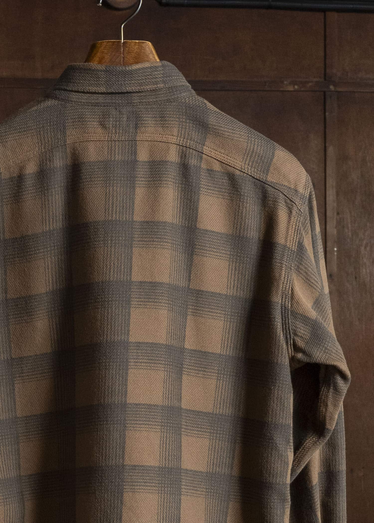 Taiga Takahashi Lot.111-Brown Work Shirt Brown