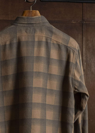 Taiga Takahashi Lot.111-Brown Work Shirt Brown