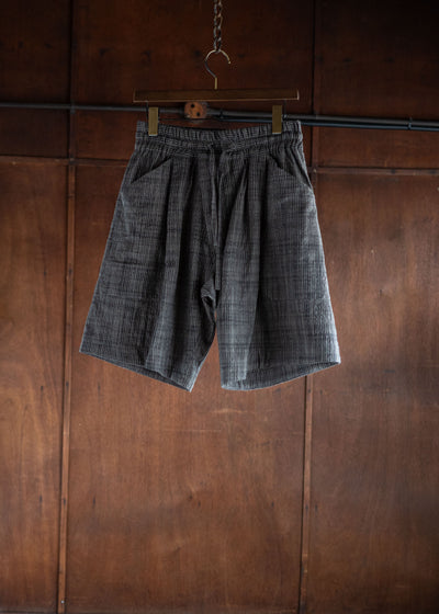 JAN-JAN VAN ESSCHE SHORTS#10 LOOSE FIT SHORTS COTTON CLOTH VINTAGE STRIPED