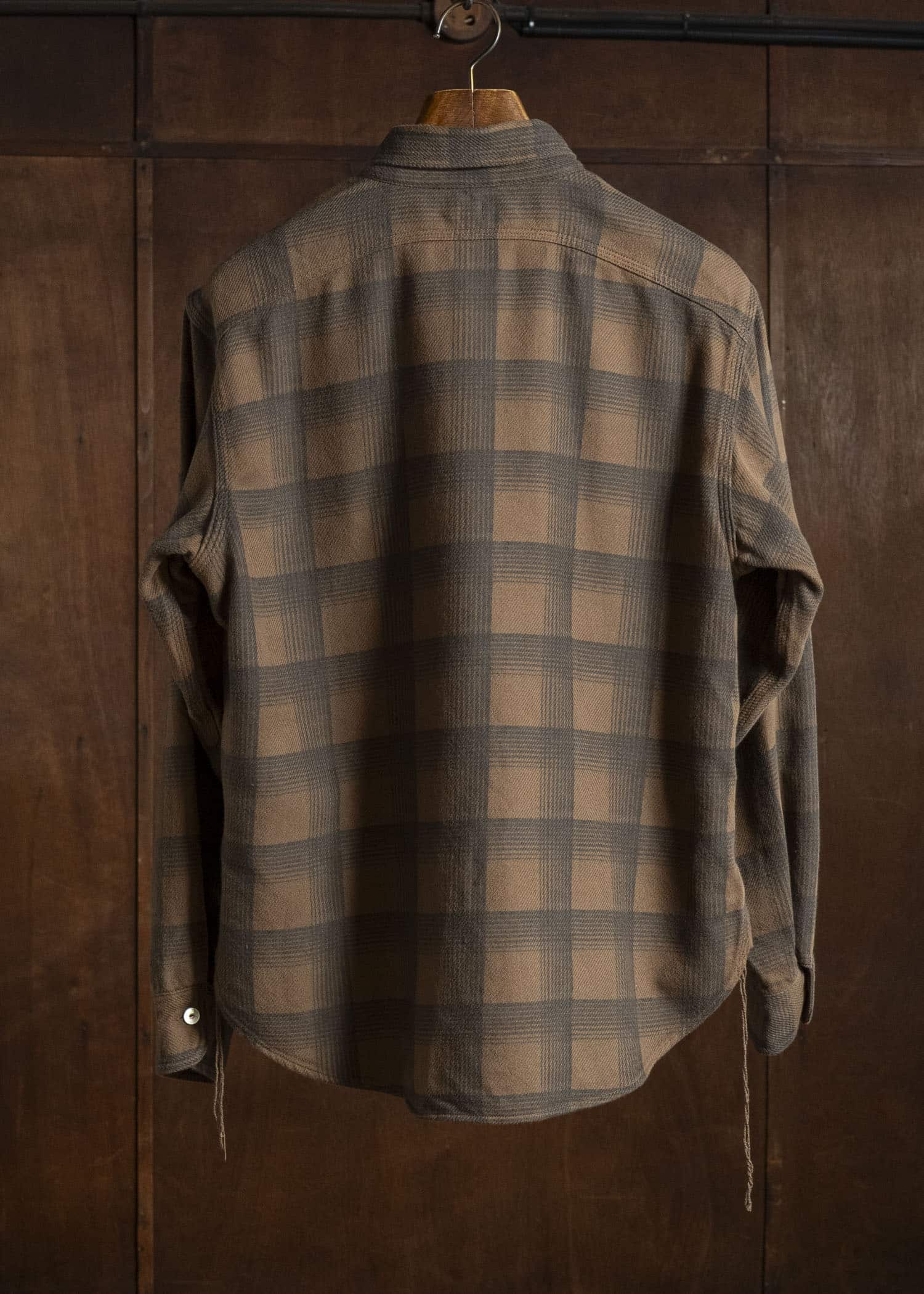 Taiga Takahashi Lot.111-Brown Work Shirt Brown