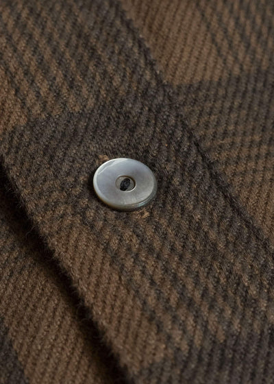 Taiga Takahashi Lot.111-Brown Work Shirt Brown
