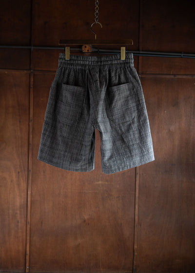 JAN-JAN VAN ESSCHE SHORTS#10 LOOSE FIT SHORTS COTTON CLOTH VINTAGE STRIPED