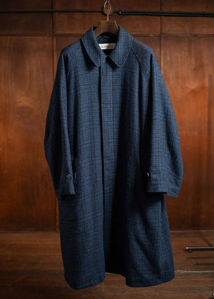 POLYPROID Wool check coat