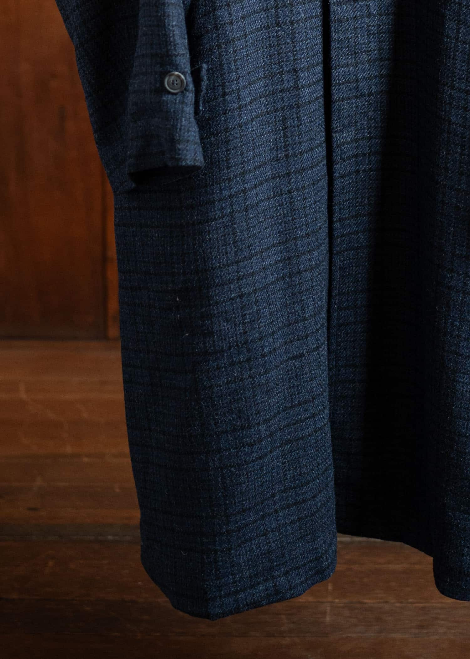 POLYPROID Wool check coat