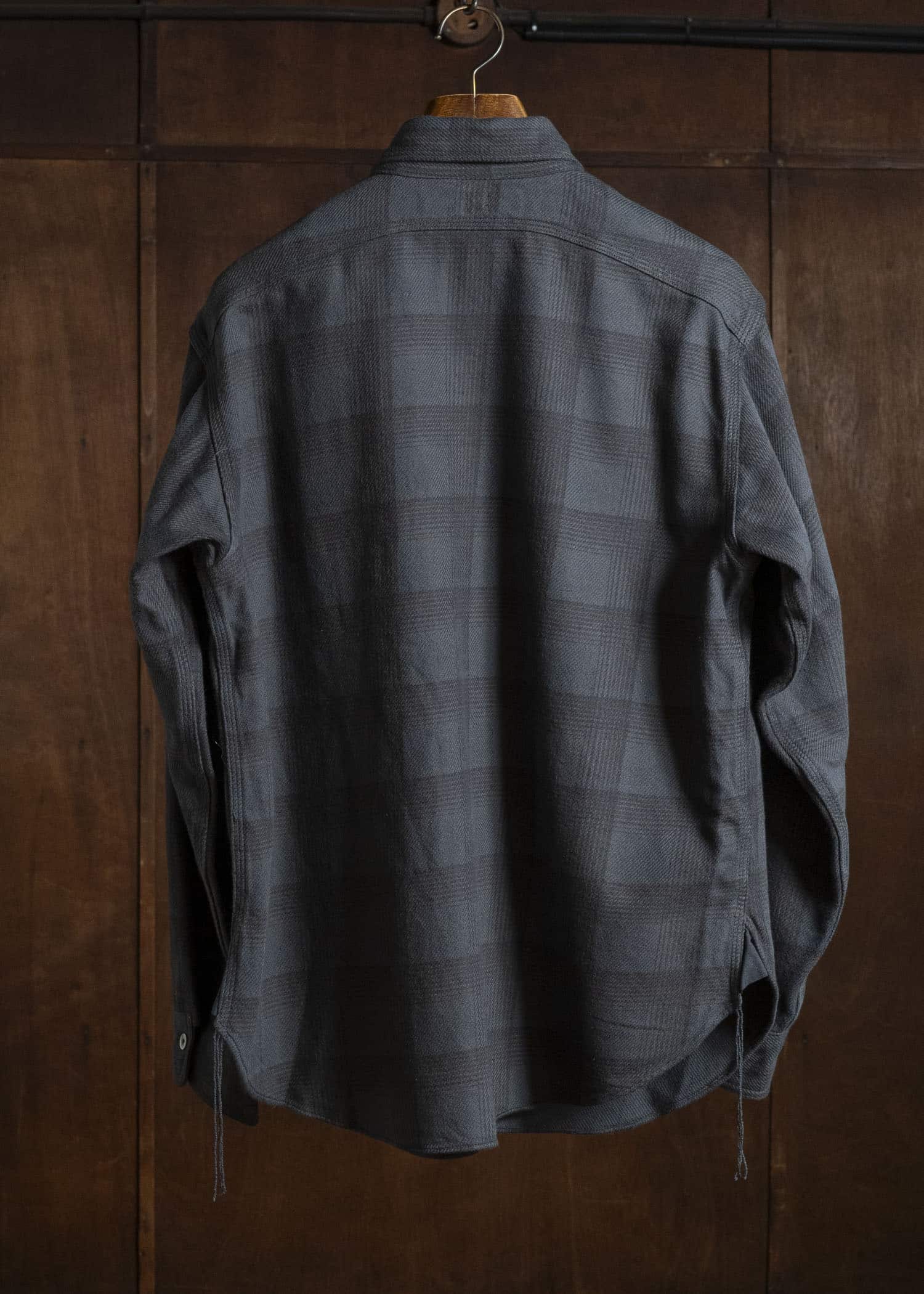 Taiga Takahashi Lot.111-Charcoal Work Shirt Charcoal