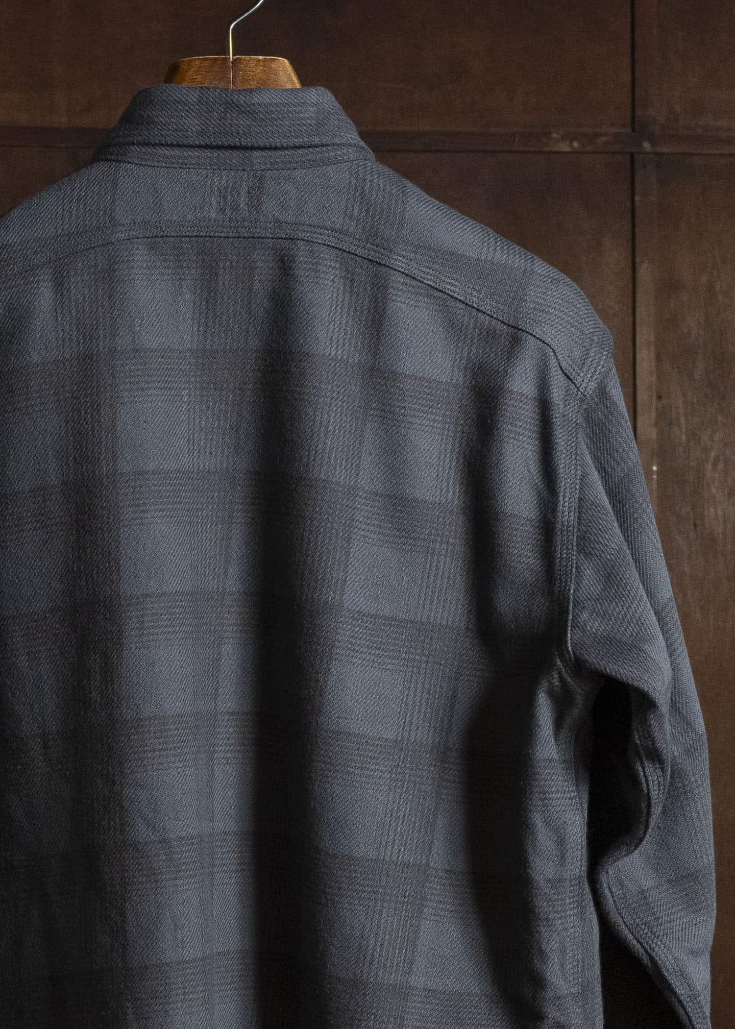 Taiga Takahashi Lot.111-Charcoal Work Shirt Charcoal