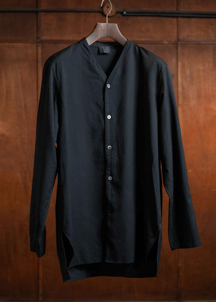 山内 Cardigan wool shirt