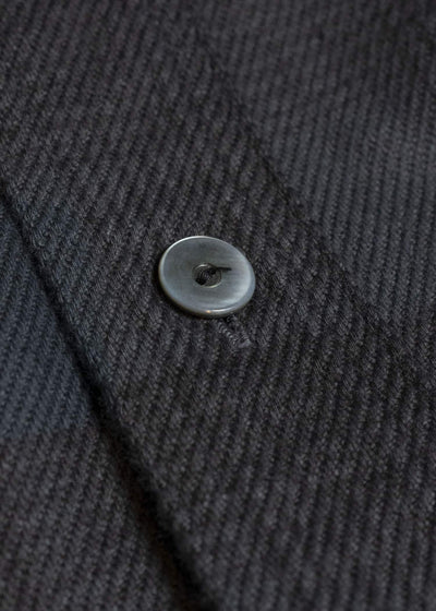 Taiga Takahashi Lot.111-Charcoal Work Shirt Charcoal