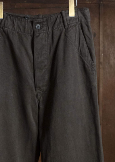 Taiga Takahashi Lot.223-Mud Dyed Brown British Work Trousers Mud Dyed Brown