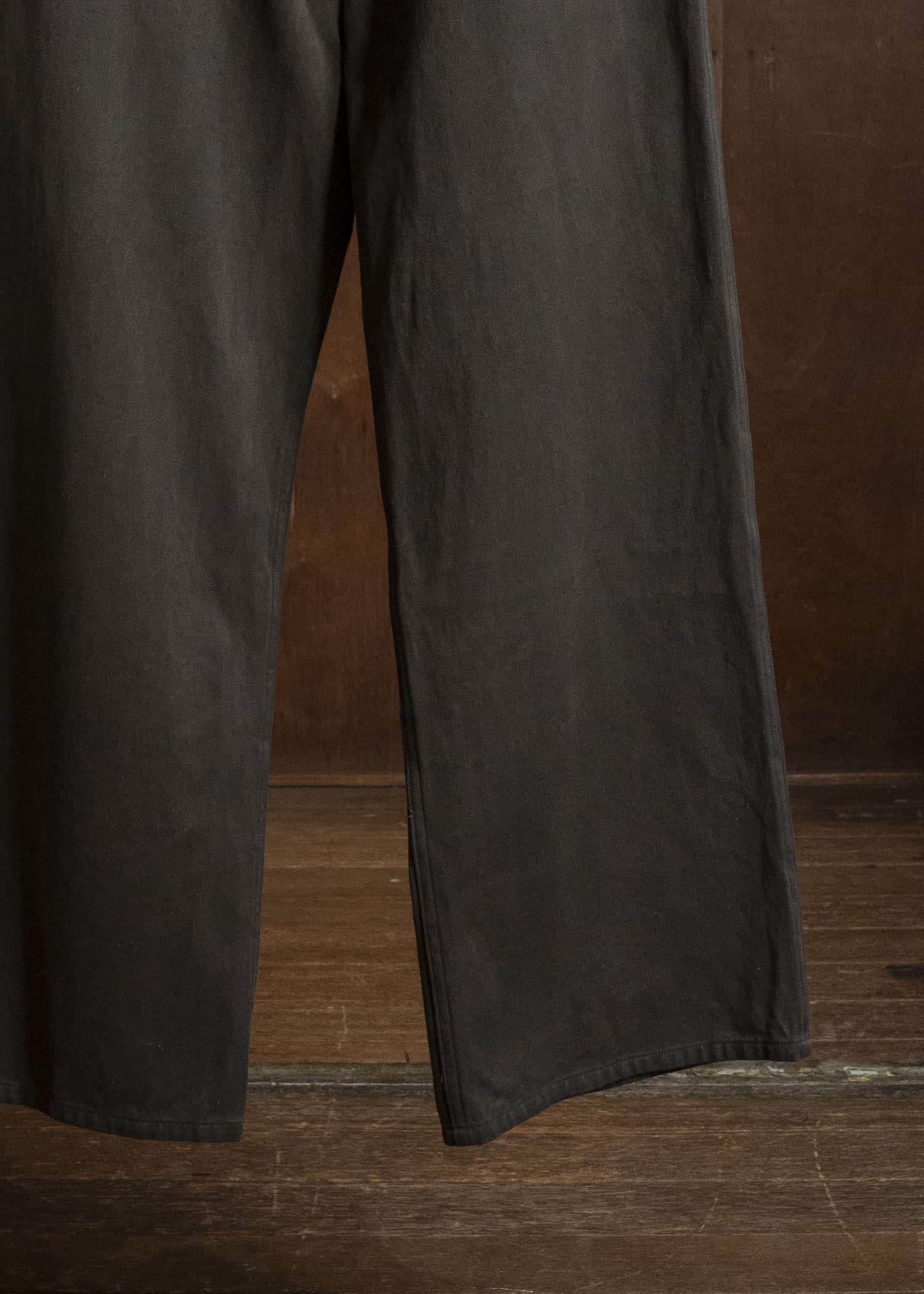 Taiga Takahashi Lot.223-Mud Dyed Brown British Work Trousers Mud Dyed Brown