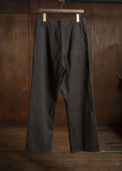 Taiga Takahashi Lot.223-Mud Dyed Brown British Work Trousers Mud Dyed Brown
