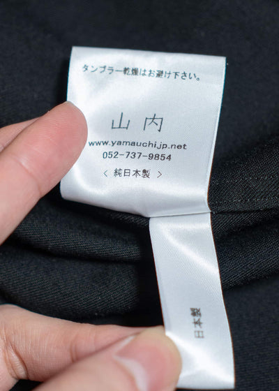 Yamauchi Cardigan wool shirt