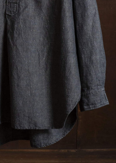 ANSNAM LINEN PULLOVER SHIRT