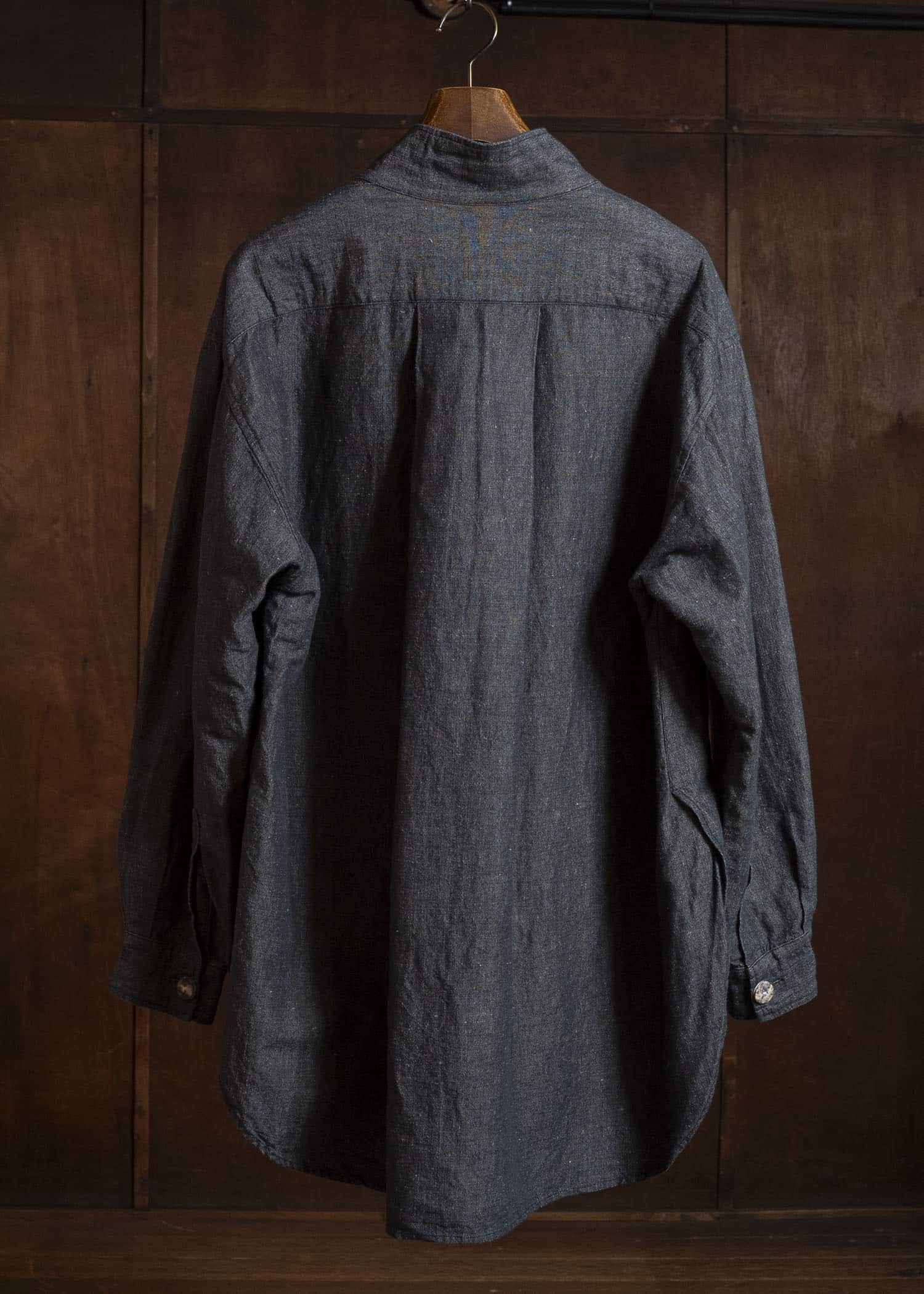 ANSNAM LINEN PULLOVER SHIRT