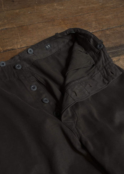 Taiga Takahashi Lot.223-Mud Dyed Brown British Work Trousers Mud Dyed Brown