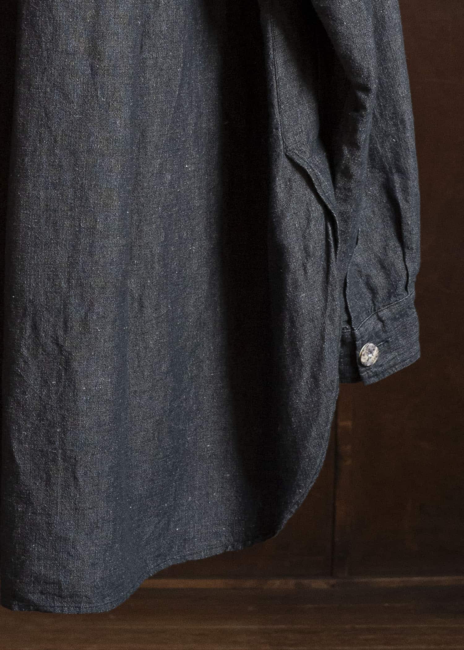 ANSNAM LINEN PULLOVER SHIRT