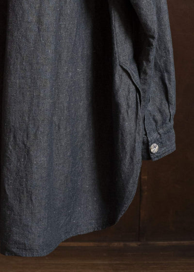ANSNAM LINEN PULLOVER SHIRT