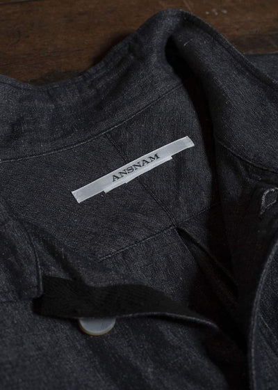 ANSNAM LINEN PULLOVER SHIRT