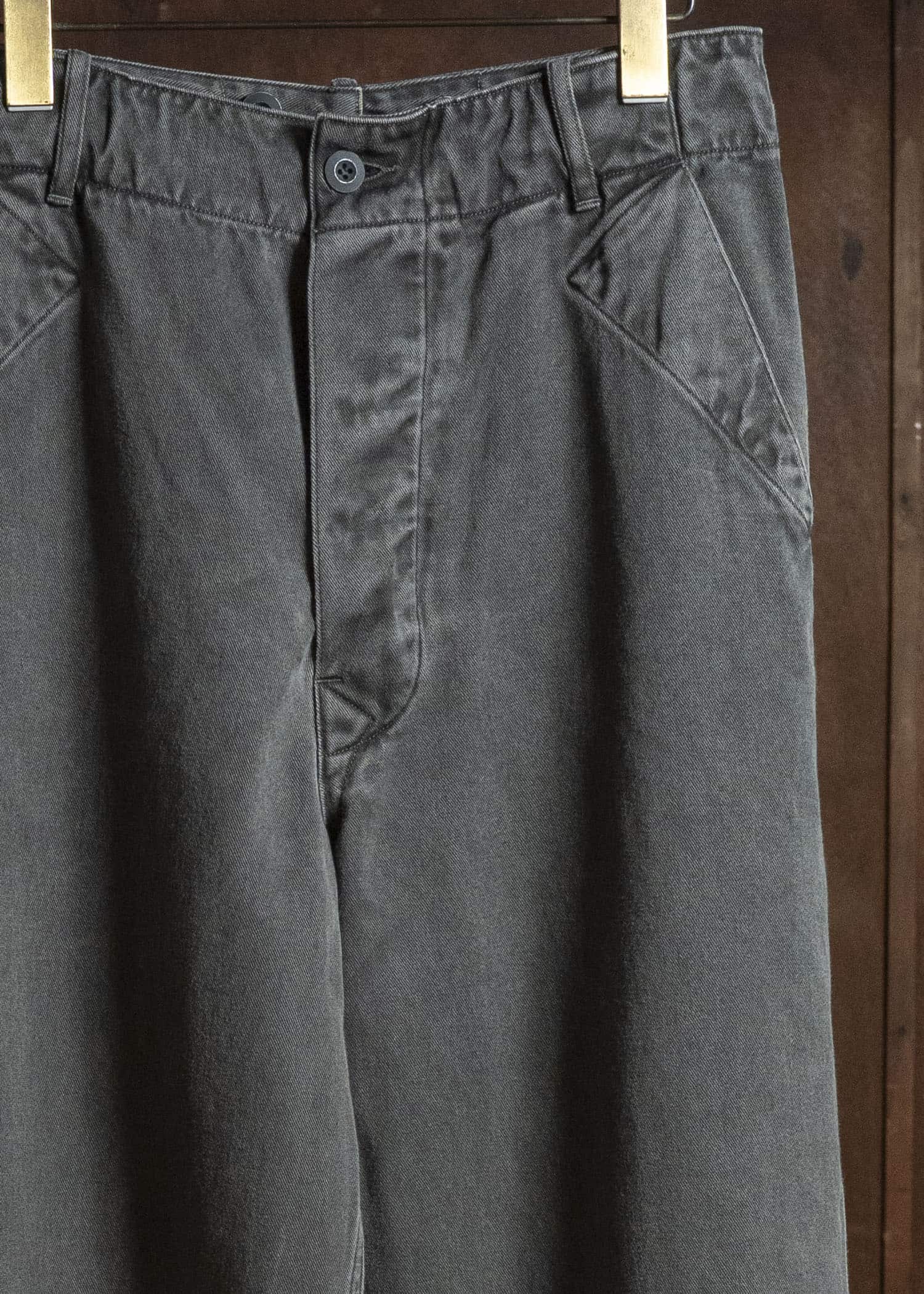 Taiga Takahashi Lot.223-Sumi British Work Trousers Sumi