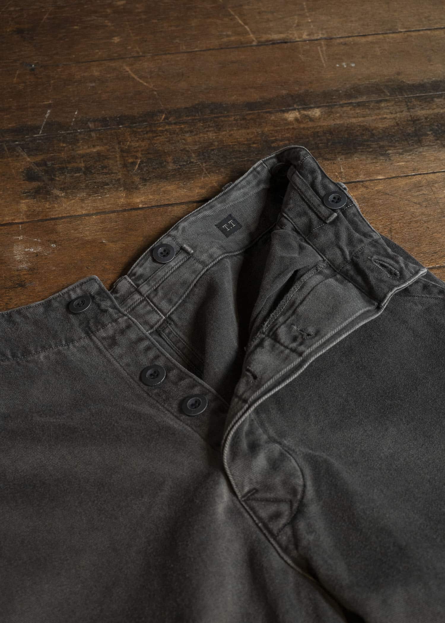 Taiga Takahashi Lot.223-Sumi British Work Trousers Sumi