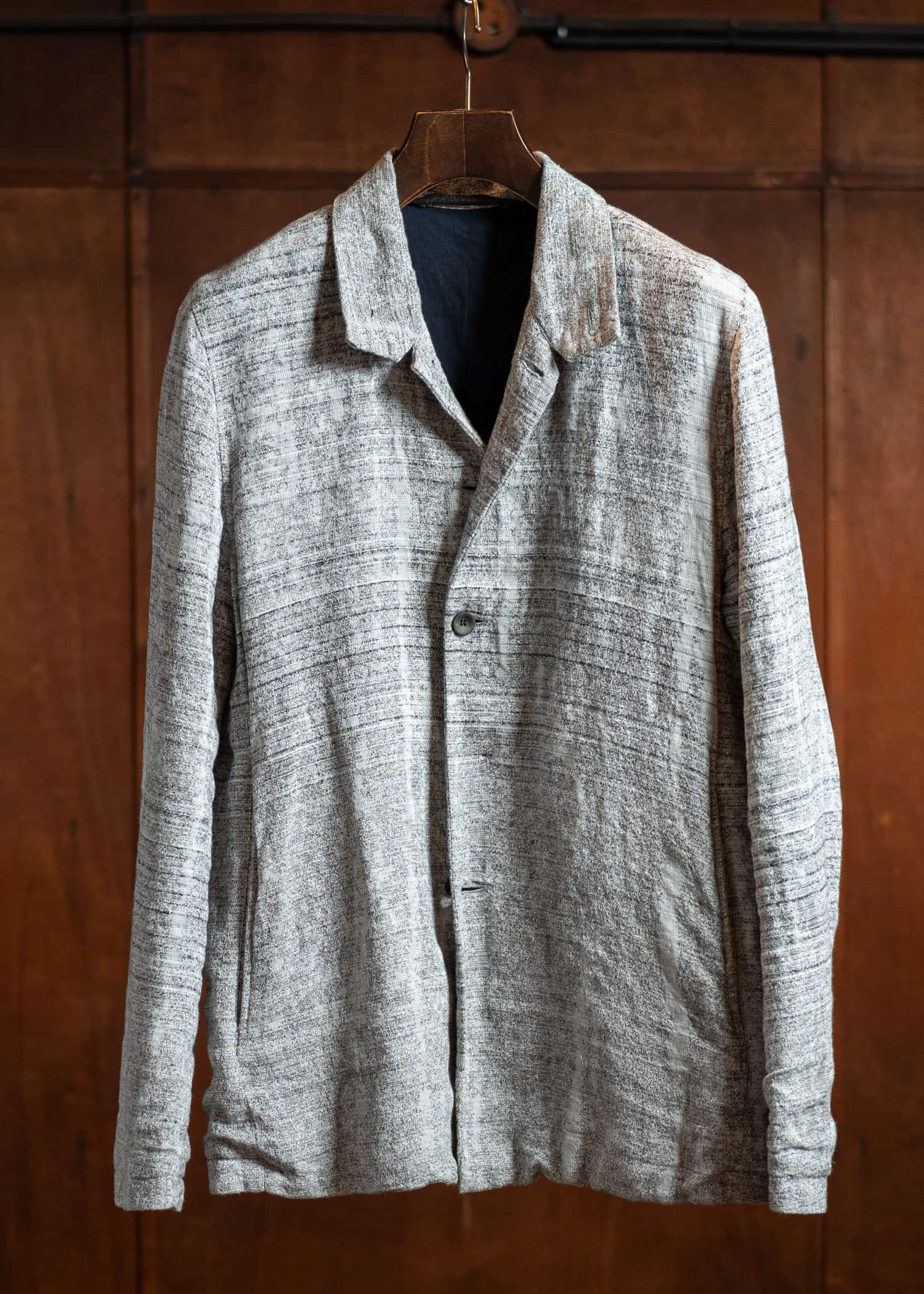 P.R.PATTERSON Jacquard Stand collar jacket