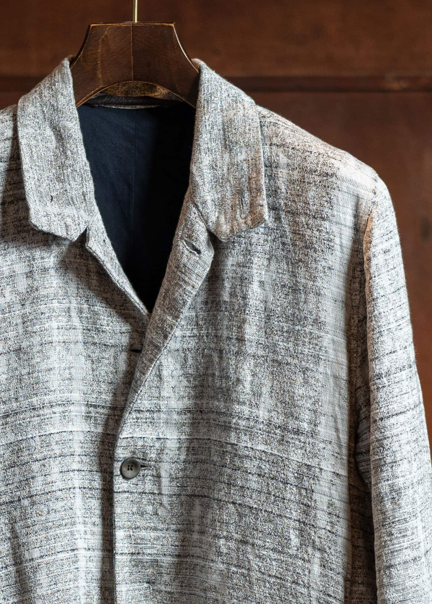 P.R.PATTERSON Jacquard Stand collar jacket