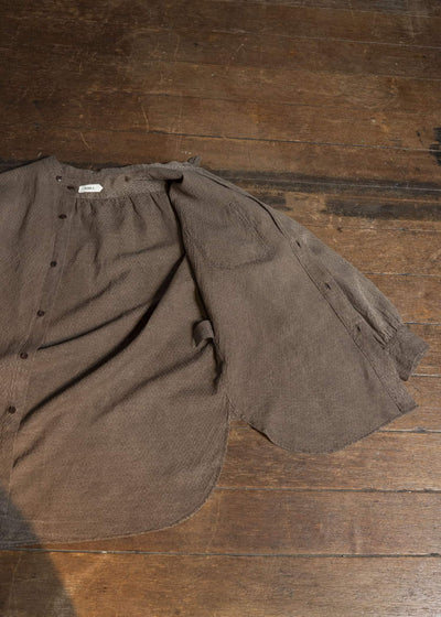 MARK.S MS0109 DRESS BAND SHIRT MUD - DYEING