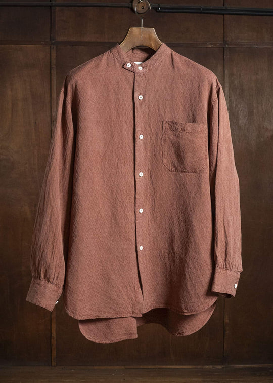 MARK.S MS0109 DRESS BAND SHIRT TEICHIGI WOOD