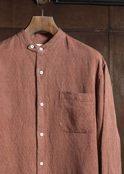 MARK.S MS0109 DRESS BAND SHIRT TEICHIGI WOOD