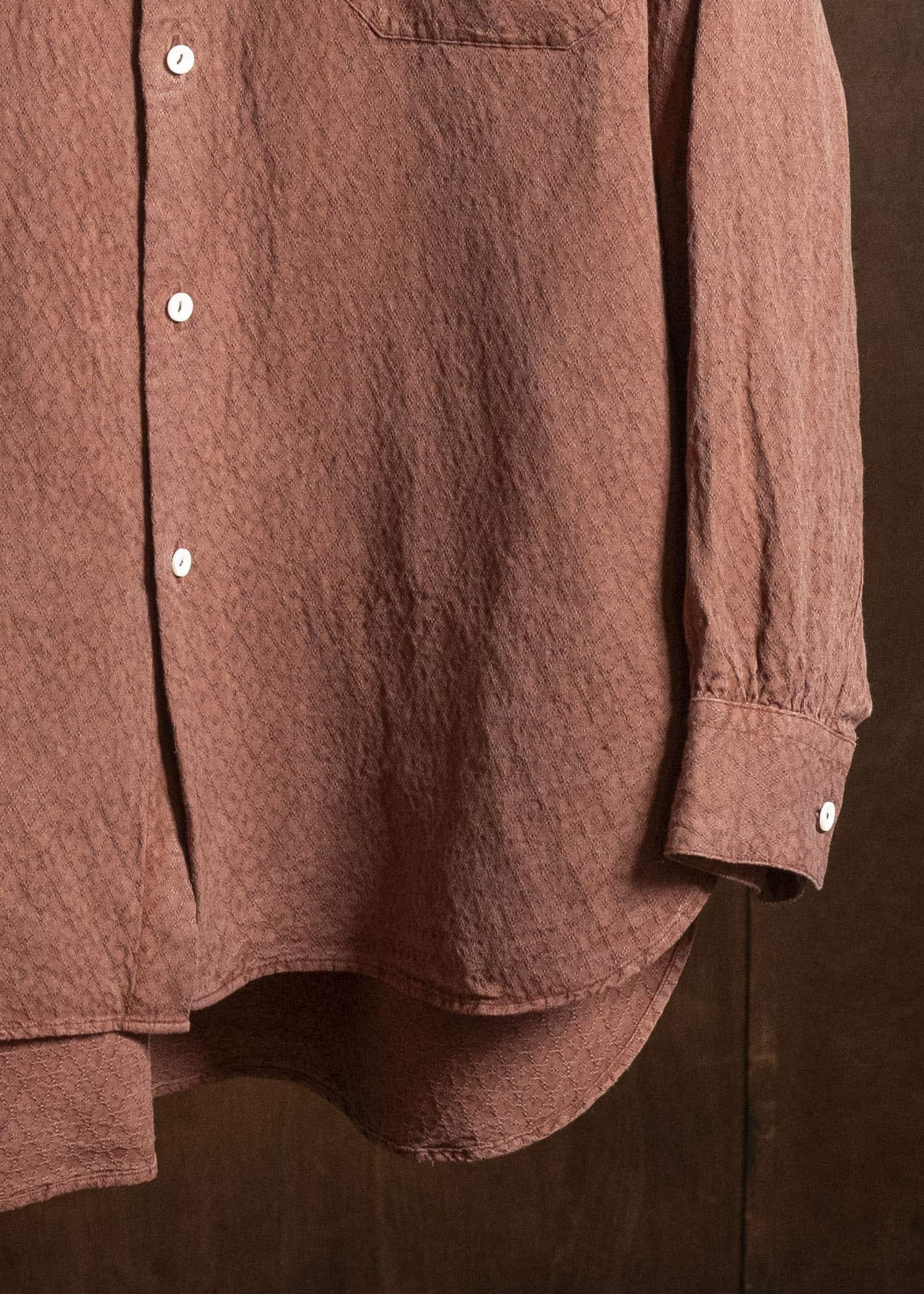 MARK.S MS0109 DRESS BAND SHIRT TEICHIGI WOOD