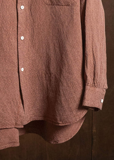 MARK.S MS0109 DRESS BAND SHIRT TEICHIGI WOOD