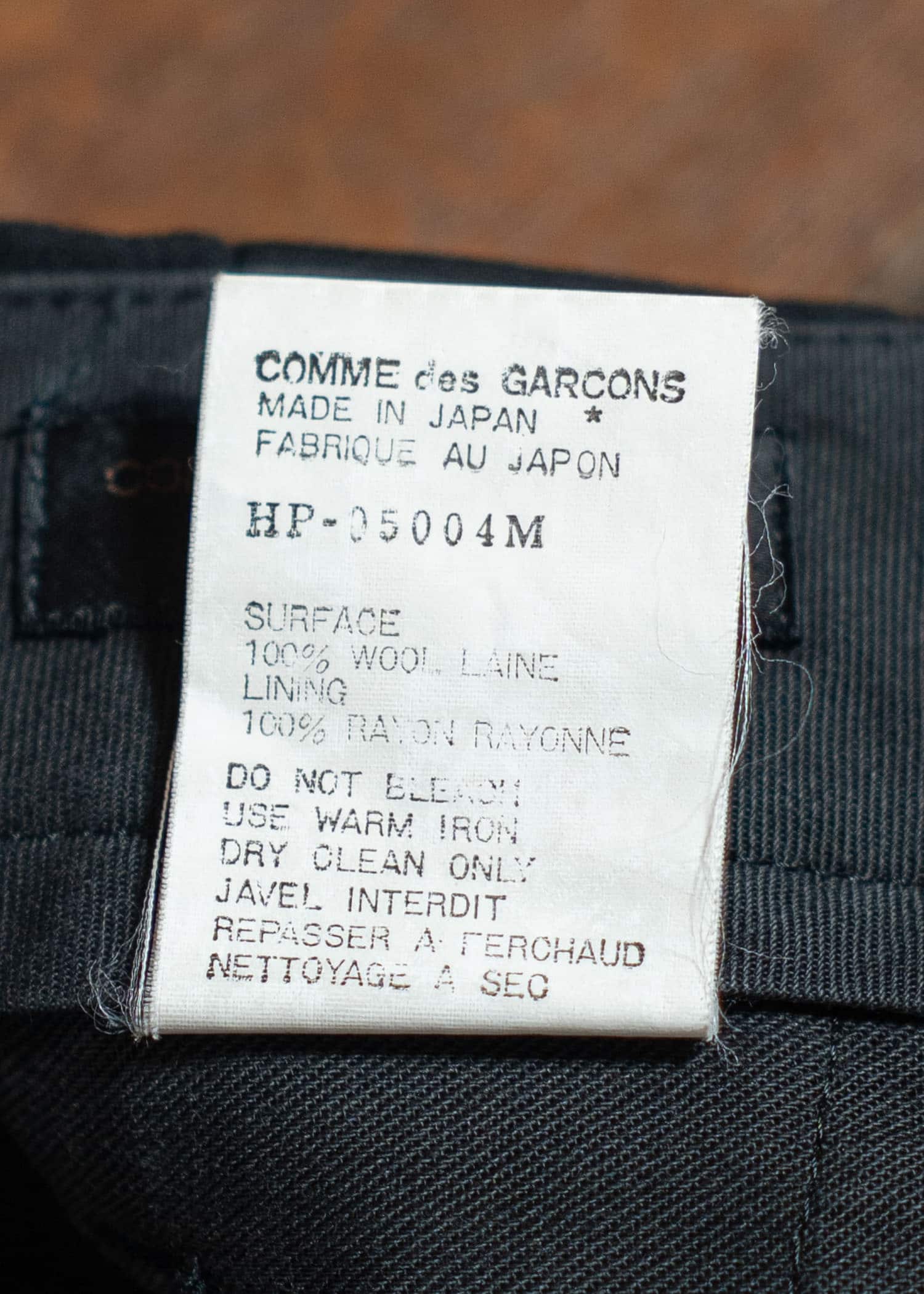 COMME des GARCONS HOMME 90s Wooo Slacks