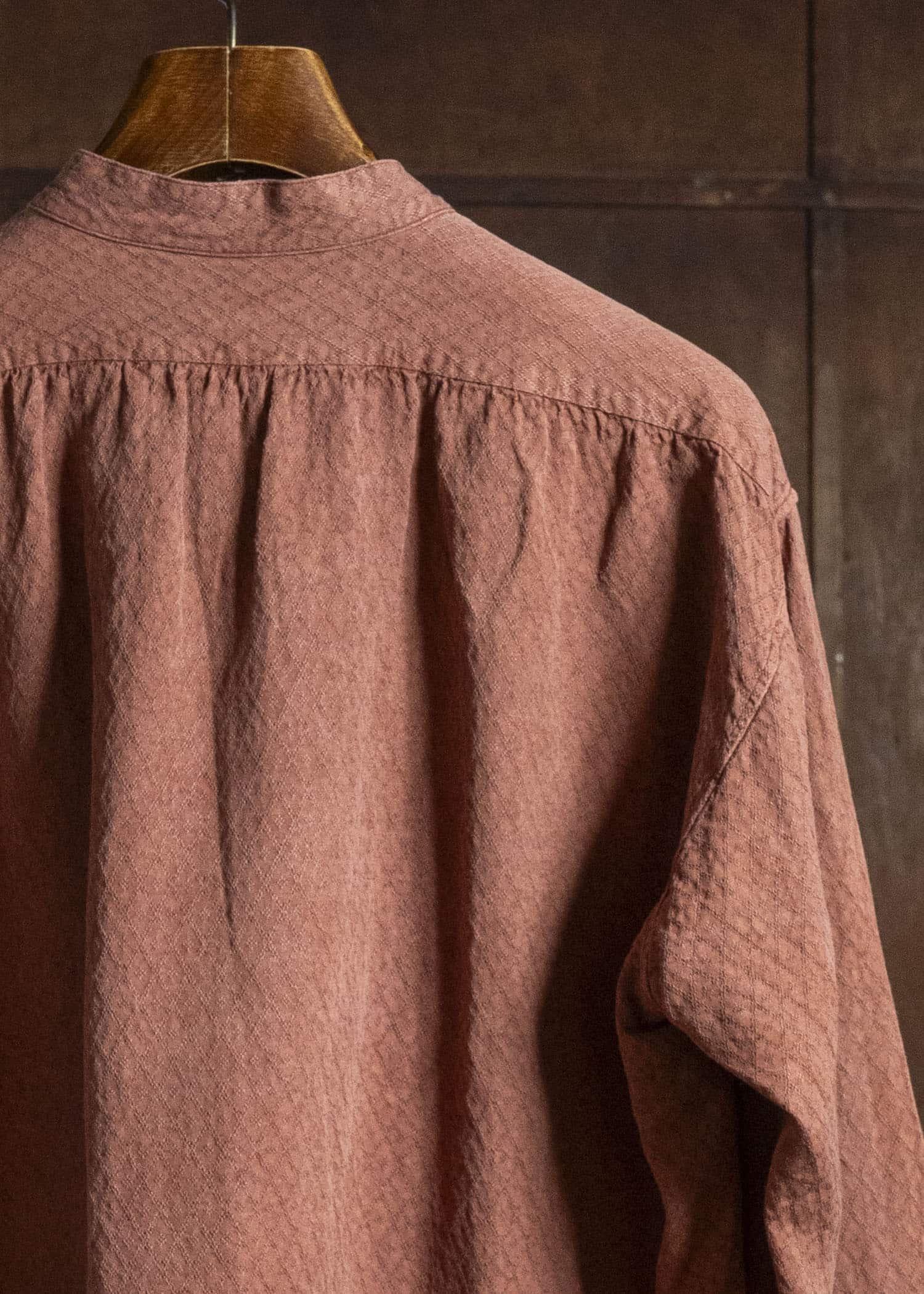 MARK.S MS0109 DRESS BAND SHIRT TEICHIGI WOOD