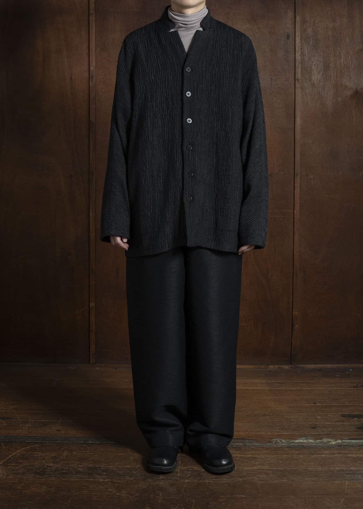 Jurgen Lehl シルクウールコットンキルトジャケット JO151FJM301