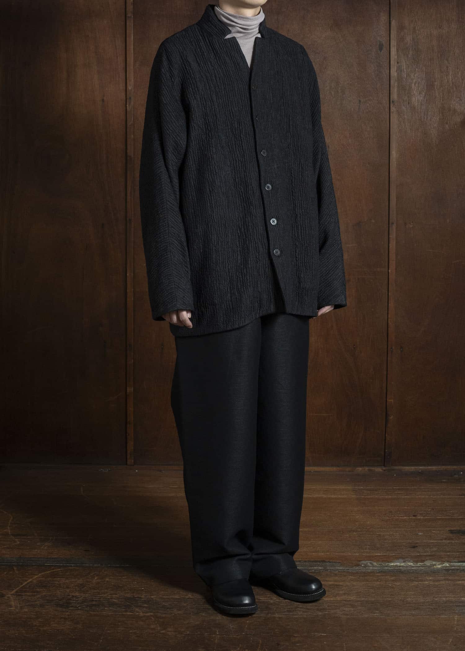 Jurgen Lehl シルクウールコットンキルトジャケット JO151FJM301