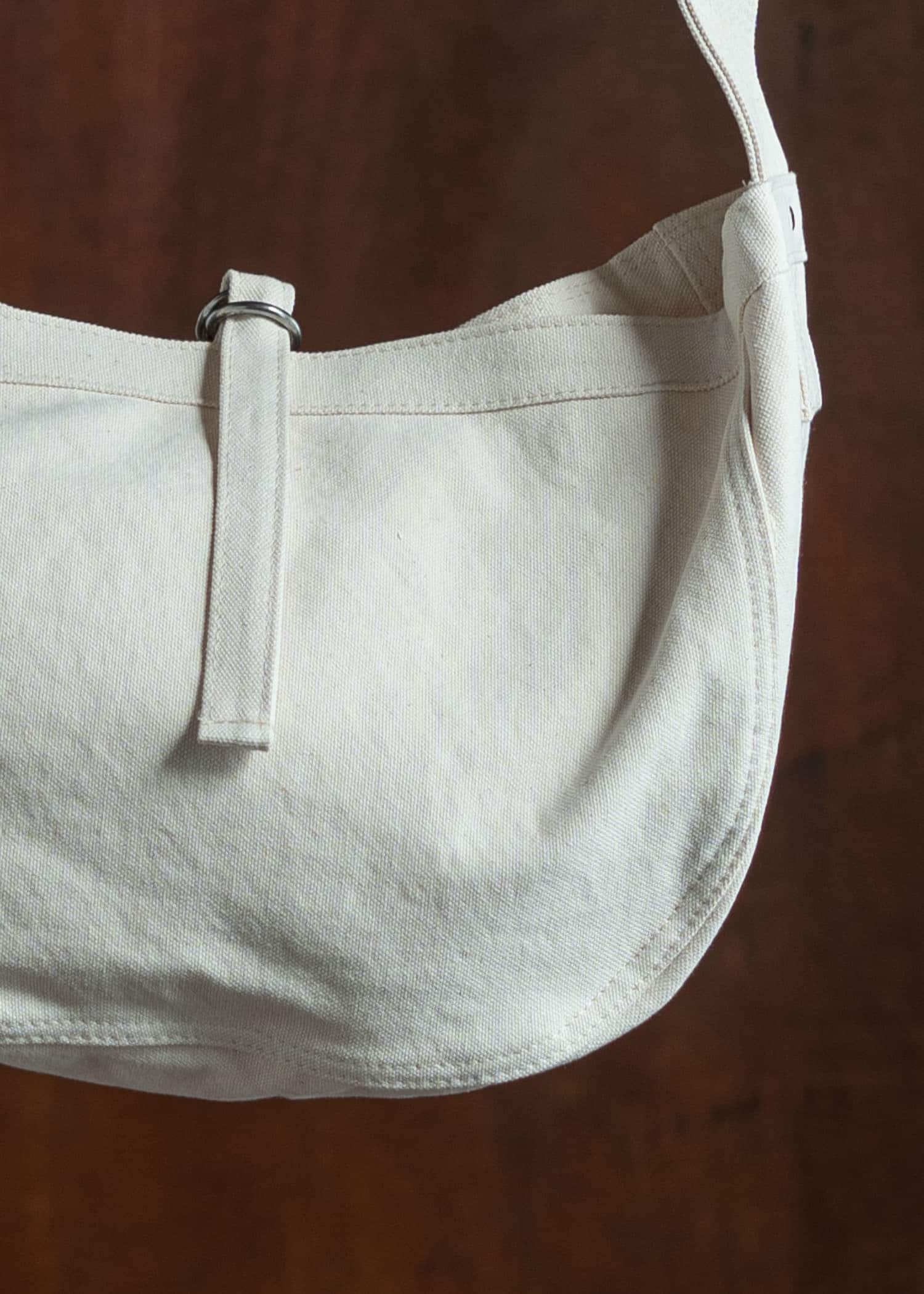 Taiga Takahashi Newsboy Bag Small Ivory Lot.018