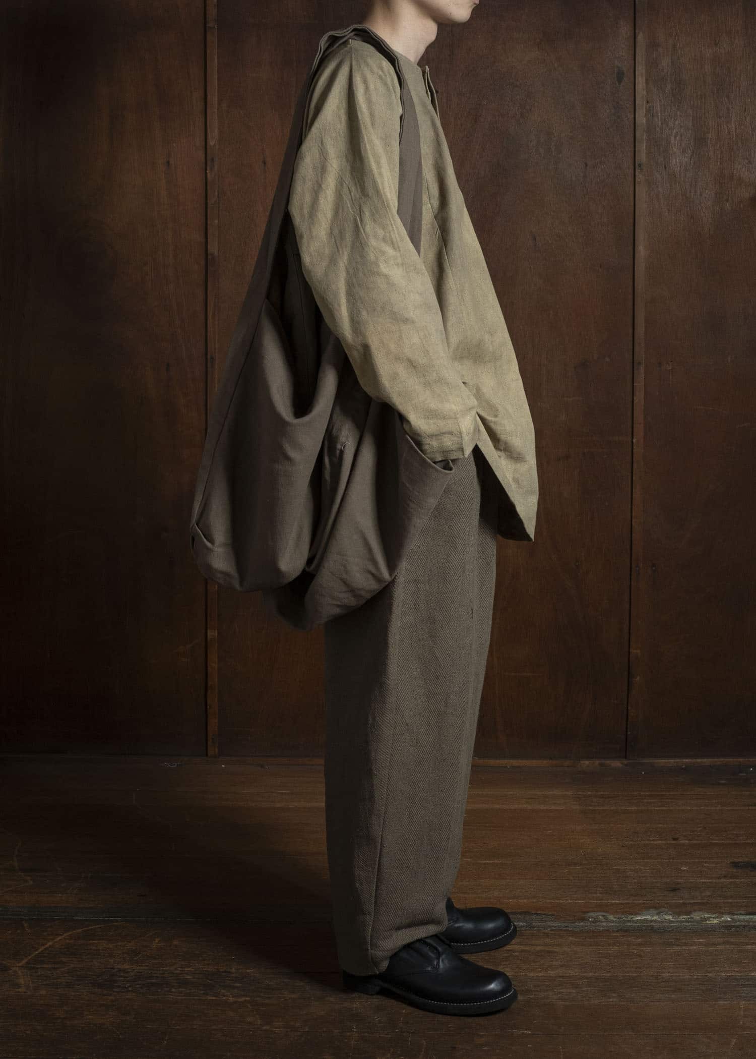 Gathering Textiles Double Bag Khaki DB01-DC-KG