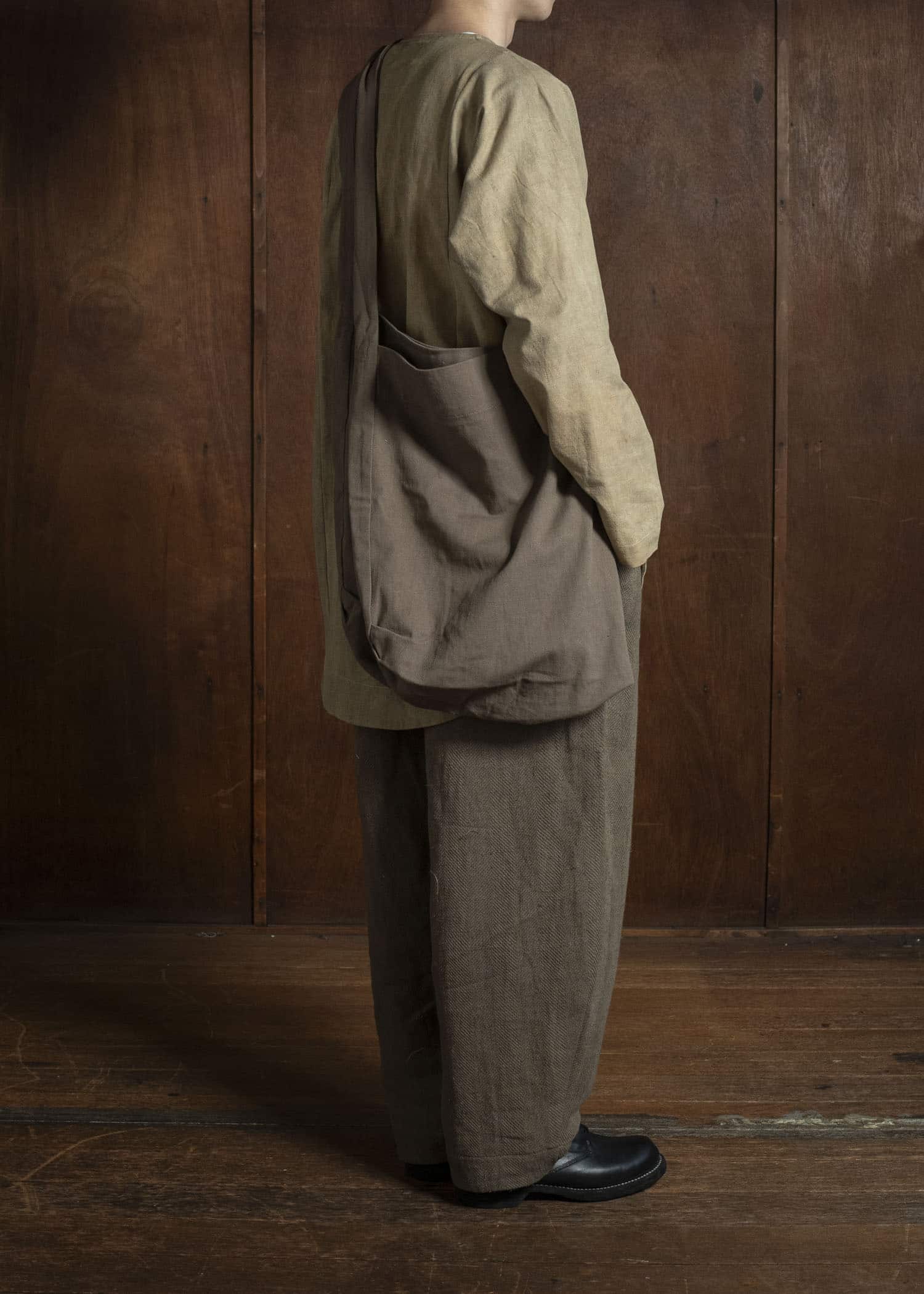 Gathering Textiles Double Bag Khaki DB01-DC-KG