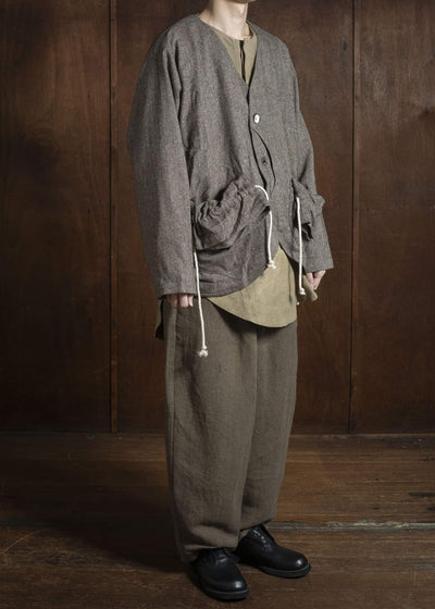 Gathering Textiles Sailor Pant Organic Cotton Poplin, Dyed Green SAP01-HC-KG